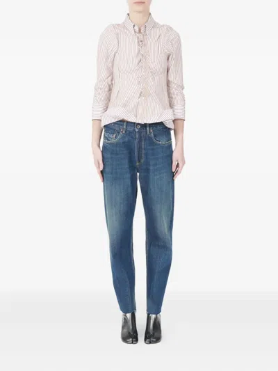 Maison Margiela Woman Shirt Blush Size 6 Cotton In Pink