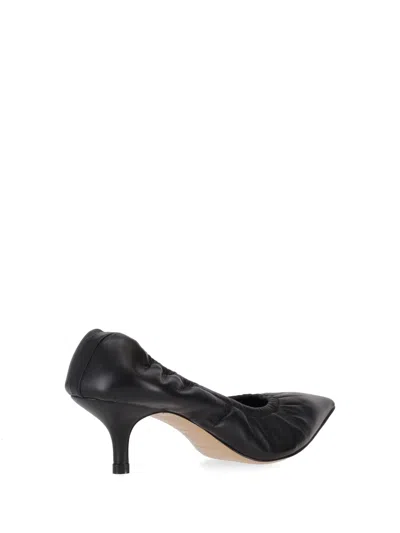 P.a.r.o.s.h Stylish Pumps With Kitten Heel And Pointed Toe In Black
