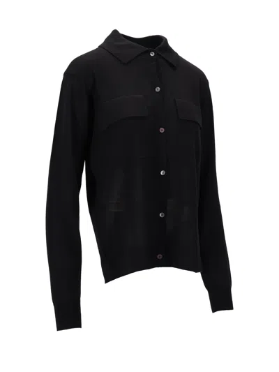 P.a.r.o.s.h Buttoned Cardigan In Black