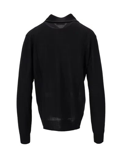 P.a.r.o.s.h Buttoned Cardigan In Black
