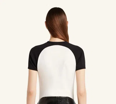 Courrèges Courreges Women Cotton T-shirt With Contrasting Circle In White