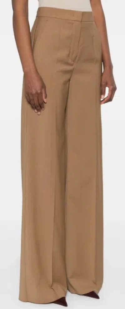 Max Mara Pantalone Lungo In Neutral