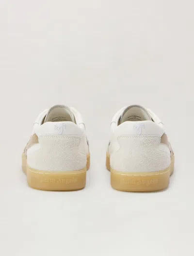 Palm Angels Sneakers Low-top New Palm 1 In Leather In Neutral