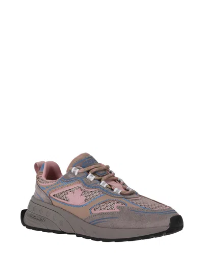 Dsquared2 Sprinter Suede-leather Mesh Sneakers