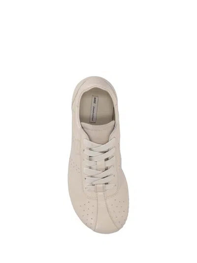 Ami Alexandre Mattiussi Nappa Leather Sneakers With Minimalist Design In Multi