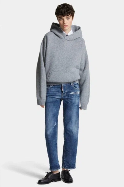 Dsquared2 Pants 5 Pockets In Blue