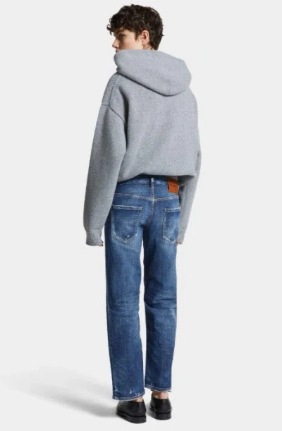 Dsquared2 Pants 5 Pockets In Blue