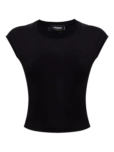 Dsquared2 Crew Neck T-shirt In Black