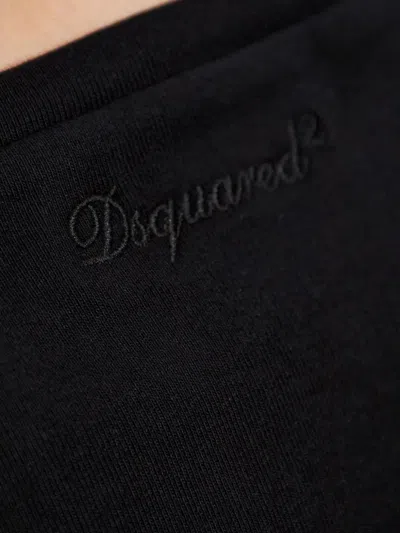 Dsquared2 Crew Neck T-shirt In Black