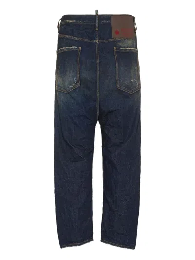 Dsquared2 Pants 5 Pockets In Blue