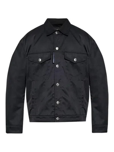 Dsquared2 Ever Jean D2 Overshirt In Black