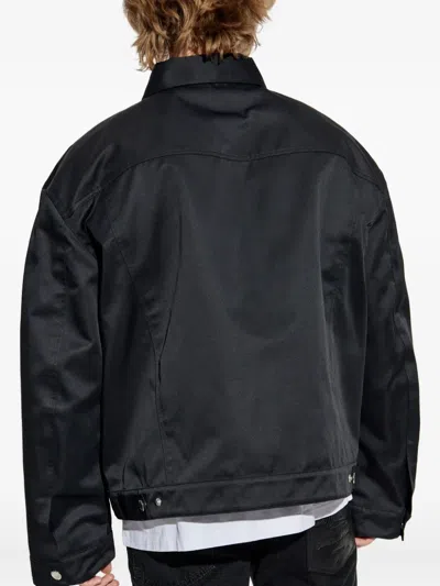 Dsquared2 Ever Jean D2 Overshirt In Black