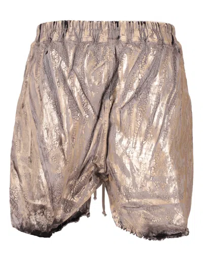 Rick Owens Drawstring Shorts In Neutral