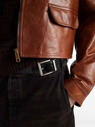 Prada Straight-leg Basic Jeans In Brown