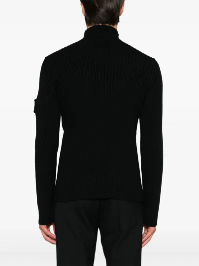 Prada Black Wool Sweater In Black