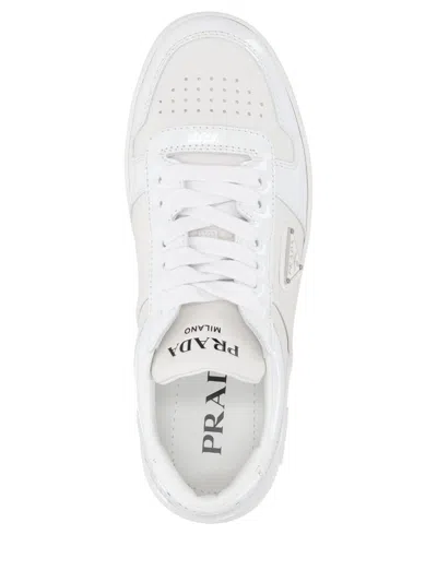 Prada Downtown Sneakers In White