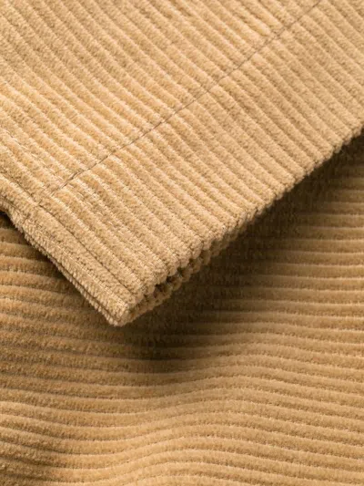 Thom Browne Unstructured Straight Pants In Neutral