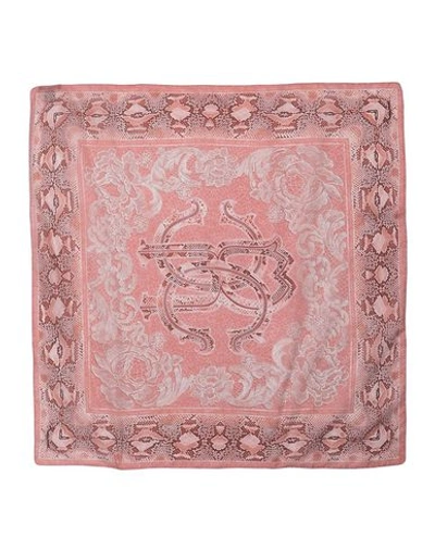 Roberto Cavalli Square Scarf In Pink