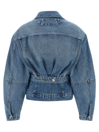 Jacquemus Light Blue Denim Jacket In Blue