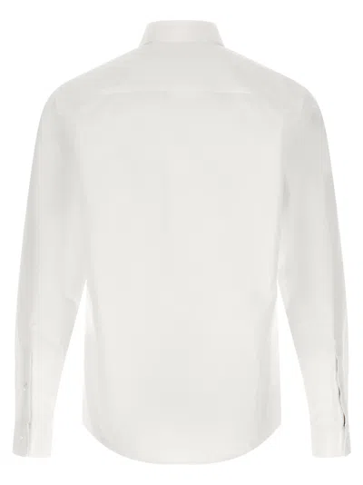Burberry White Poplin Shirt In White