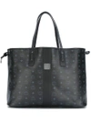 MCM MCM LOGO MOTIF TOTE - BLACK,MWP6AVI2111790463