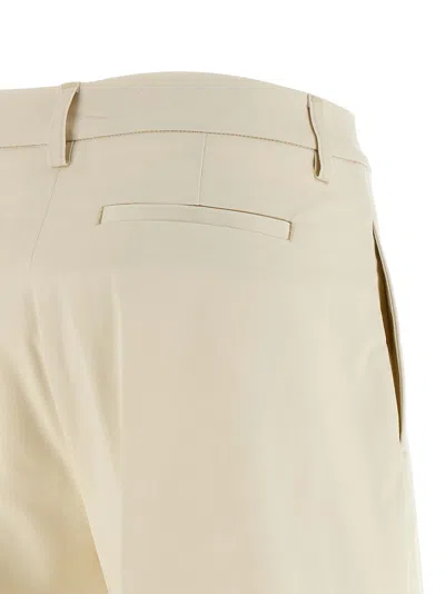 The Latest Deva Cotton Tailored Pants In White