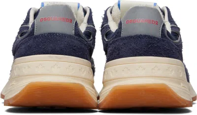 Dsquared2 Blue Sprinter Sneakers In Multi