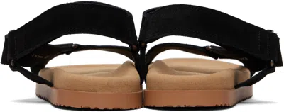 Dsquared2 Flat Cargo Sandals In Black