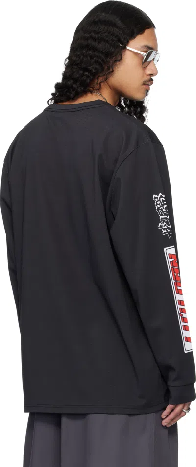 Lu'u Dan Oversized Long-sleeved T-shirt In Black