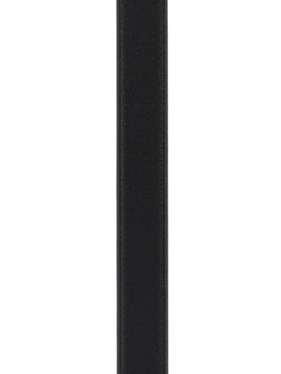 Montblanc Black Cut To Size Solid Belt In Black
