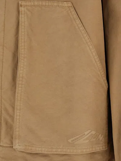 Dsquared2 Drop-shoulder Jacket In Multi