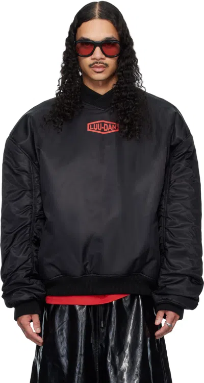 Lu'u Dan Unibomber Long-sleeved Pullover In Black