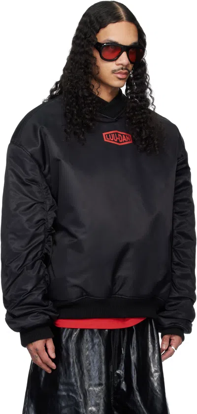 Lu'u Dan Unibomber Long-sleeved Pullover In Black