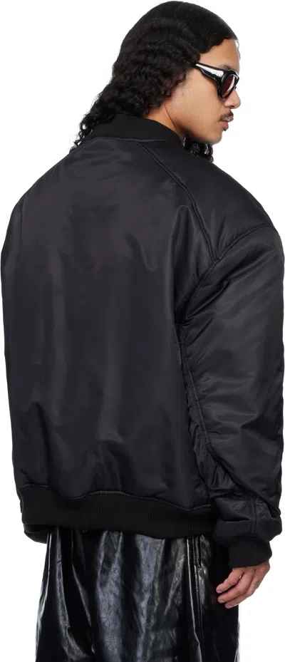 Lu'u Dan Unibomber Long-sleeved Pullover In Black