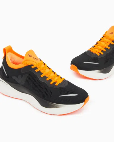 Ea7 Nitro Wave Sneaker In Black
