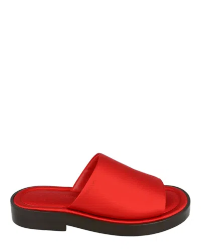 Ferragamo Giunone Sandal In Red