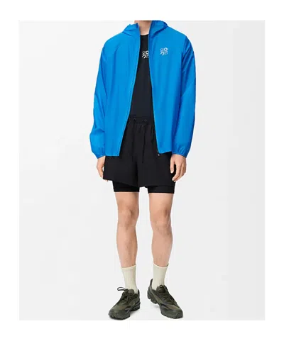 Loewe Performance Shorts In Technical Shell In Black