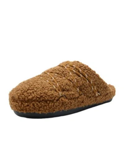 Moon Boot Teddy Slipper Bedroom Linen And Nightwear Brown
