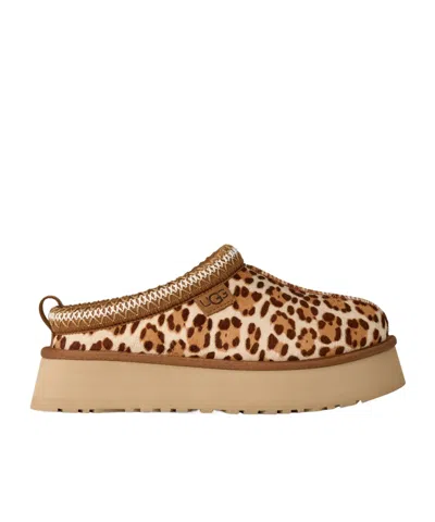 Ugg Tazz Plains Slippers Felicity Leopard Jasmine In Animal Print