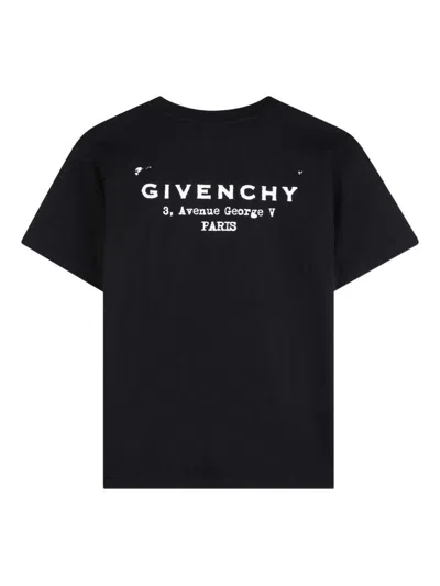 Givenchy Logo-print T-shirt In Blue