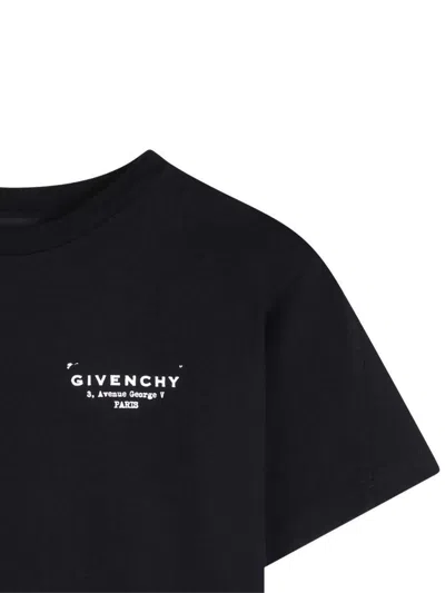 Givenchy Logo-print T-shirt In Blue