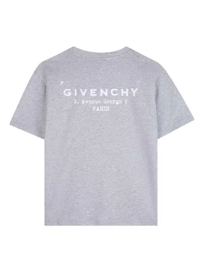 Givenchy Logo-print T-shirt In Gray