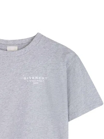 Givenchy Logo-print T-shirt In Gray