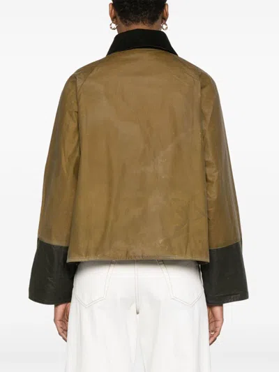 Barbour Herno Resort Down Jacket In Ultralight Nylon And Mesh In Green