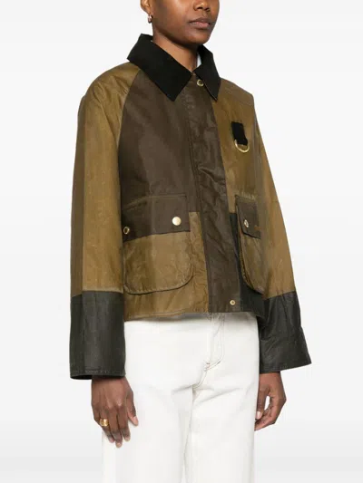 Barbour Herno Resort Down Jacket In Ultralight Nylon And Mesh In Green