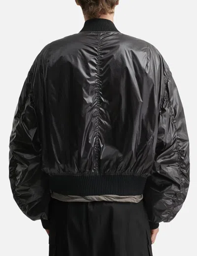 Rick Owens Secchia Flight Jacket In Black