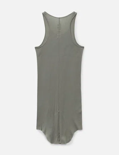 Rick Owens Basic Rib Tank In Green