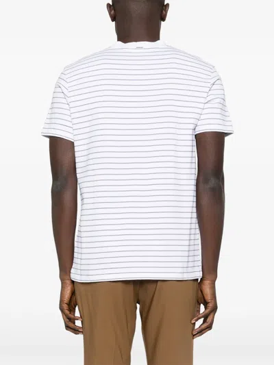 Sandro Striped T-shirt In White