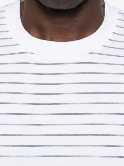 Sandro Striped T-shirt In White
