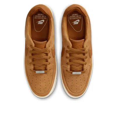 Nike Air Force 1 Sage Low Platform Sneaker In Brown